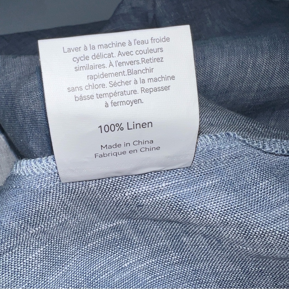 Women's Light Blue Button-Down Collared Shirt - Casual Relaxed Fit - Picture 16 of 16